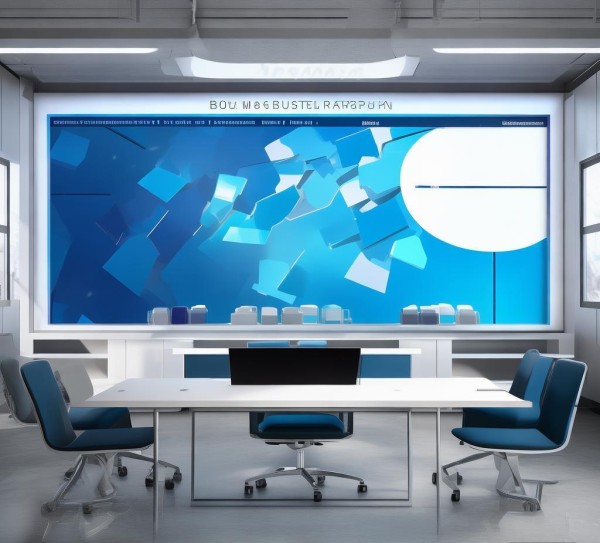 蓝白商务视觉冲击，设计蓝白商务PPT的高效指南